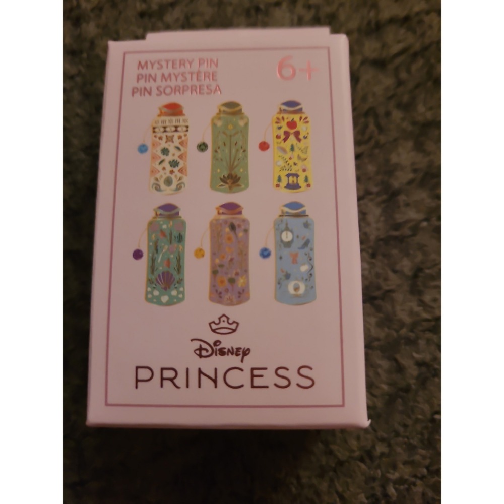 Loungefly Disney Princess Water Bottles Blind Box Enamel Pins New